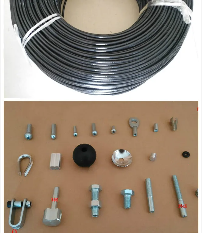 Gym Accessories 5 MM/6 MM Cable Interface Parts Port Components Fitness Equipment Accessories Chain Wire Rope Port Joint Parts gym accessories