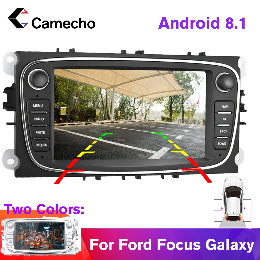 Camecho 2 Din 7 ''Android 8 1 Автомобильный мультимедийный плеер GPS навигация Радио Wifi для