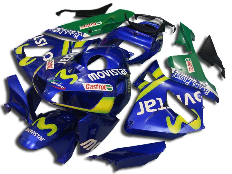 Комплект обтекателей для мотоцикла HONDA CBR600RR 05 06 CBR 600RR F5 2005 2006 CBR600 ABS синий зеленый