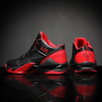 

Men Basketball Shoes High-top Basketball Sneakers Man Professional Street Basketball Combat Boots Training Gym Jordan Shoes