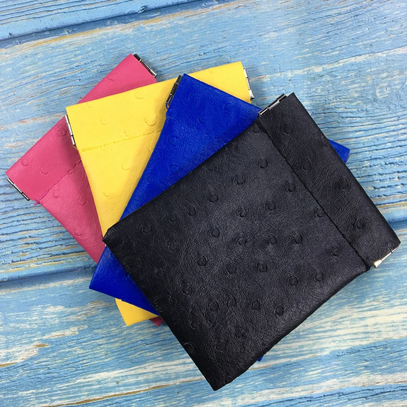 Creative Coin Purse Small Earphones Wallet Bag Key Business Credit Card Holder PU Leather Mini Red Blue Wallets Hot | Багаж и сумки