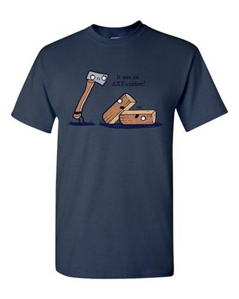 Randy Otter Axeciddent Axe Accident Funny Arts Cute Portray DT Adult T-Shirt Clothing male Casual Style Tee Shirt | Мужская одежда