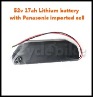 52v 17ah Lithium battery with Panasonic imported cell