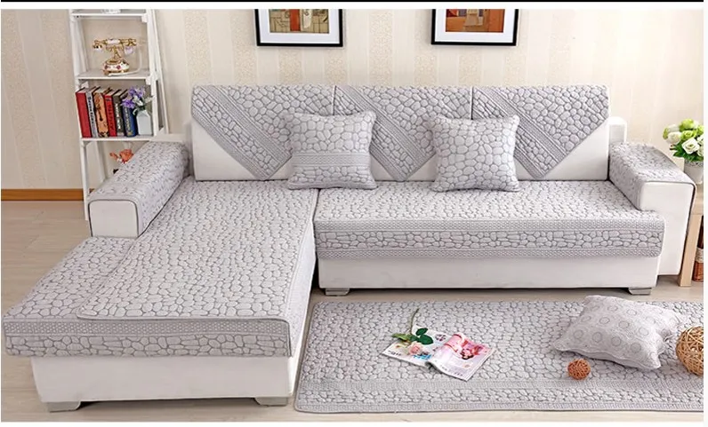 Свежий диван подушка хлопок галька печать маленький диван подушка цветочный узор Противоскользящий дом нежный элегантный диван