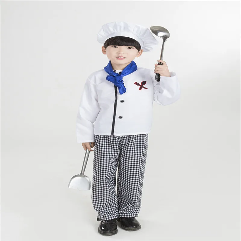 Hot sale kids new special costumes children photography Cosplay boys chefs clothing performance clothing Halloween clothes