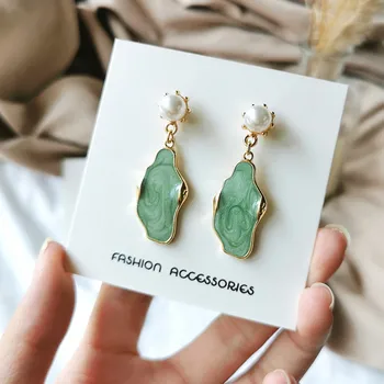 

Women earrings contracted geometric earrings earrings beautiful pearl earrings wholesale fashion girl earrings