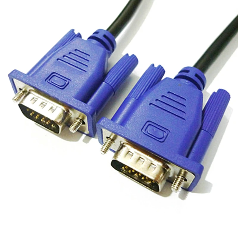 Горячая 3C-1.5m VGA3+ 2 компьютера HD подключение видео кабель монитор ...