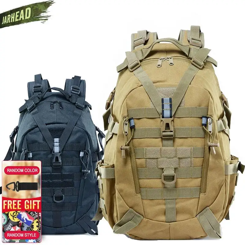 UK 70L Molle Outdoor Military Tactical Bag Camping Hiking Trekking Backpack Camo 