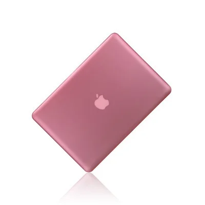 Кристальный Жесткий Чехол для ноутбука Apple Macbook Air 11 13 Mac Pro 13 15 New Pro retina 12 13 15 чехол - Цвет: Розовый