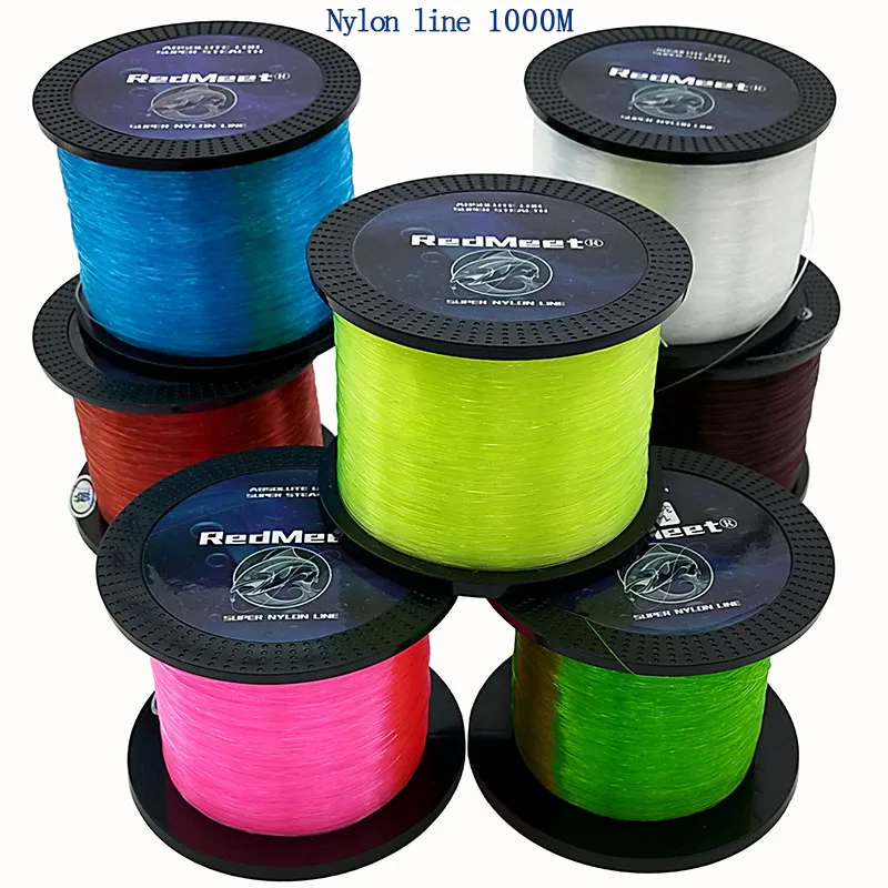 500M 1000M Nylon Fishing Line Super Strong Japan Brand Angling JUSTRON DPLS 4LB 30LB Multicolor