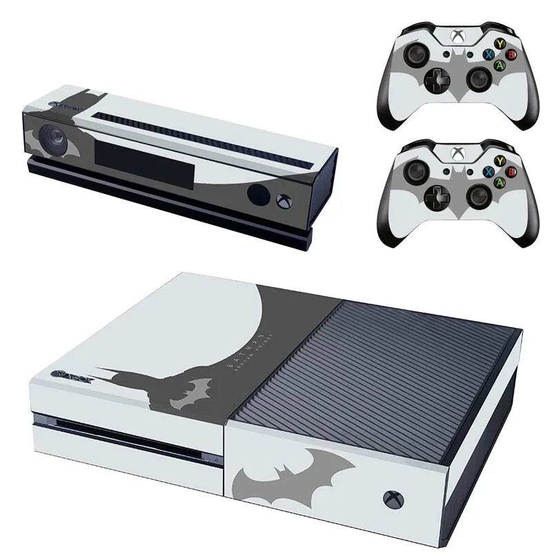 GSTM0113 Наклейка с Бэтменом, полное покрытие для консоли Xbox One и Kinect и 2 контроллера для Xbox One, наклейка s - Цвет: GSTM0113