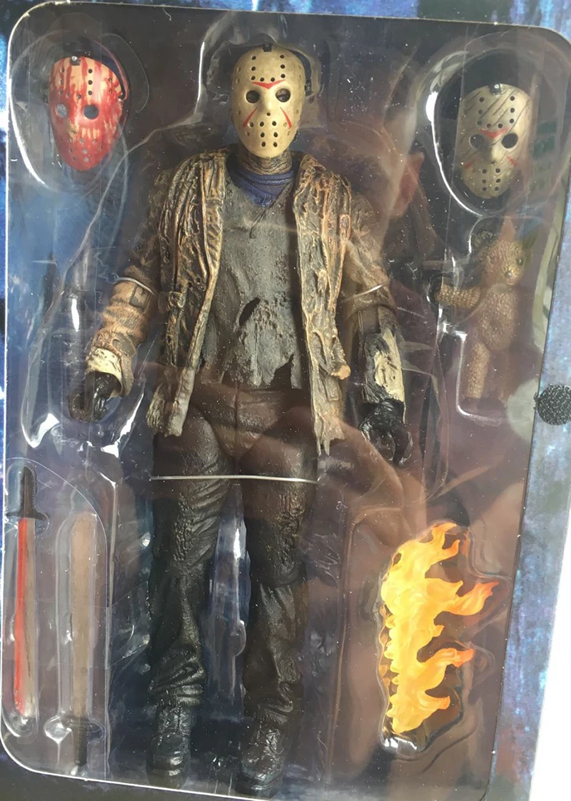 Тип NECA Freddy vs Jason FVJ Ultimate Джейсон Вурхиз ПВХ фигурка игрушка ужас подарок на Хэллоуин