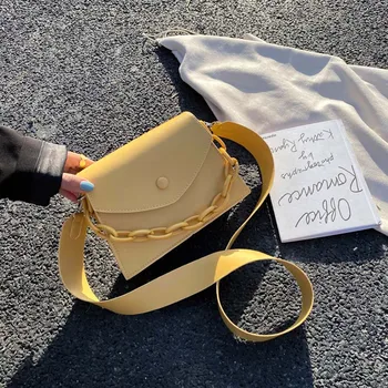 

Yi De 2020 Summer Lady Shoulder Messenger Bags Female Luxury Handbags Chain Design PU Leather Crossbody Small Bags for Women