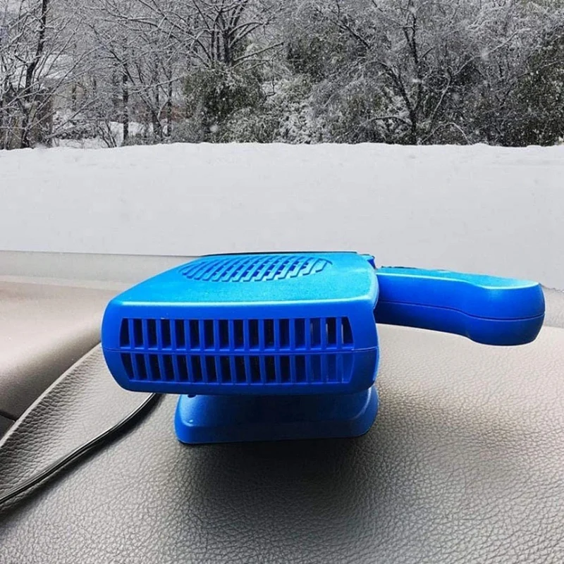 Портативный обогревателя автомобиля, 12V 200W быстрый нагрев автомобиля лобового стекла автомобиля Миниатюрный вентиляторный отопитель с Предотвращение запотевания стекол