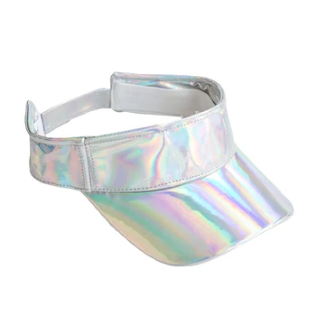 

Unisex Summer Hat Sun Visor Party Hat Clear Plastic Adult Sunscreen Cap Empty Top Sunshade Bicycle Candy Color Casual Sports