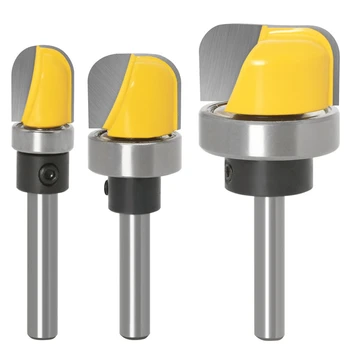 

3Pcs/Set 6mm 1/4 Inch Shank Bowl and Tray Router Bit Corner Rounding Router Bit Wood Milling Cutter Alloy Blade Engraving Tool