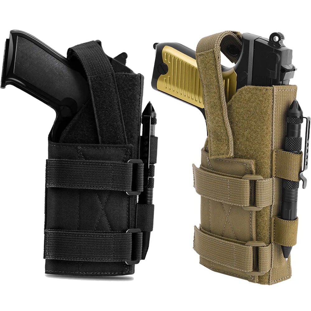 Airsoft Pistol Holster Molle Coyote 1911 M9 Universal Holster Mfh 30709r 