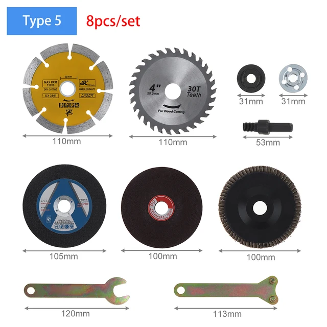 4pcs-21pcs Electric Drill Conversion 
