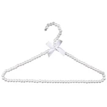 

Clothes Hanger Plastic Pearl Closet Space Saver Clothes Dress Coat Storage Rack