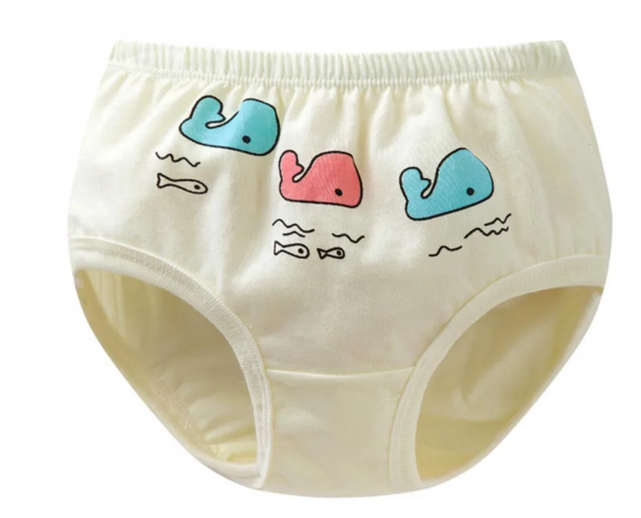 Baby Briefs Back Cartoon Rabbit Triangle Children's Underwear Cotton Underwear Bow Tie Triangle Briefs Kids Girls Underwear - Цвет: C