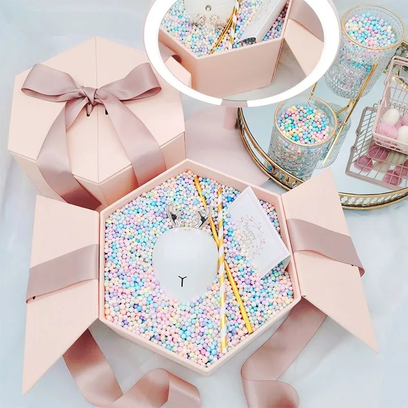 

Gift box ins style bridesmaid with gift box empty box gift box exquisite Valentine's Day Souvenir wedding birthday box