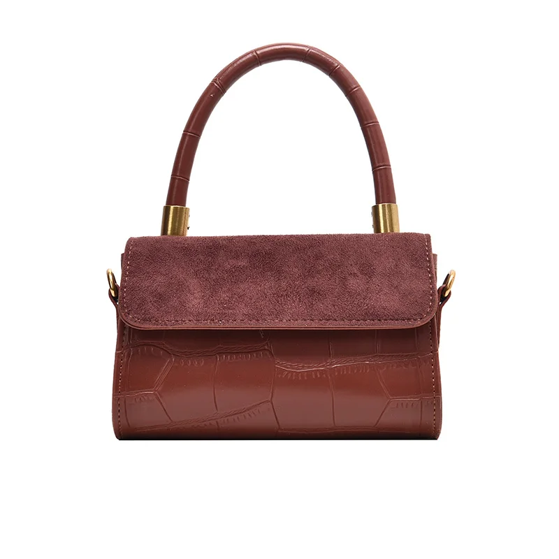 

Advanced Mini Scrub Leather Crossbody Bags for Women Stone Pattern Shoulder Messenger Bag Lady Totes Quality Handbags and Purses