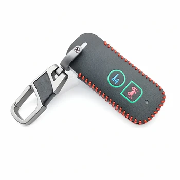 

Praise Leather Key Shell Case Cover For Honda PCX 150 Hybrid X-ADV SH125 Scoopy Forza 125 SH300 Motor 2 Button Key Protect Shell