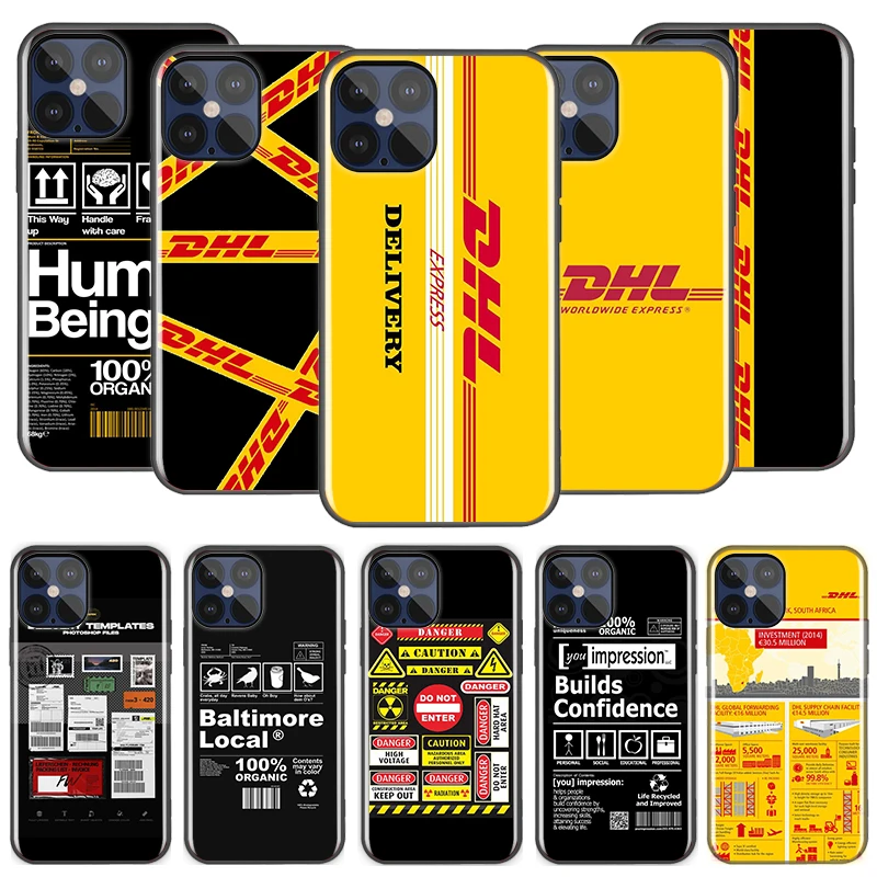 Dhl Express чехол для iPhone 12 Mini 8 7 Plus SE 2020 11 Pro MAX XR X XS 6S 6 телефон горячая Мягкая Осенняя