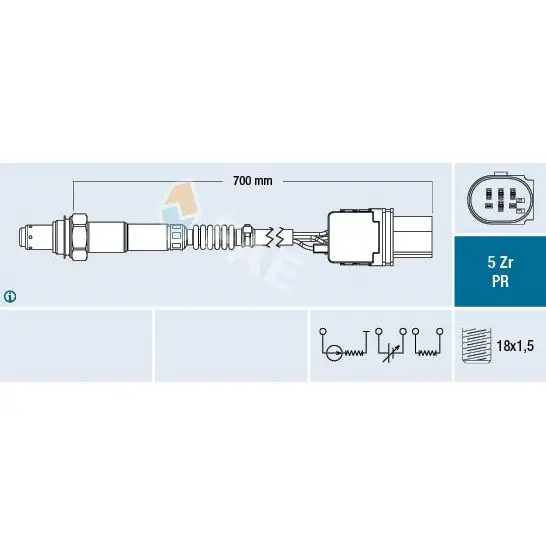 Датчик кислородный FAE 75058