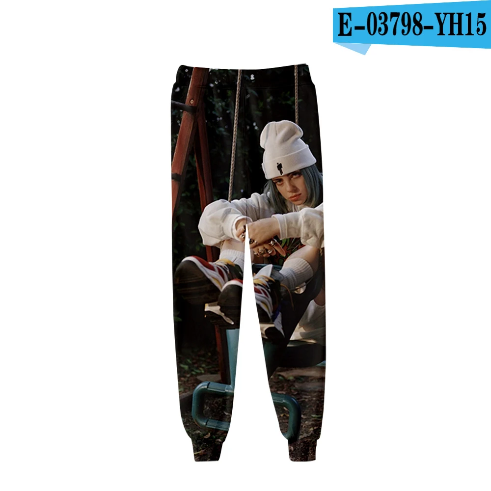 3D pants Повседневные брюки Billie Eilish3D с популярным принтом для мужчин и женщин; Новинка; модные удобные спортивные штаны с 3D принтом для мальчиков и девочек; сезон осень-зима - Цвет: 3D pants