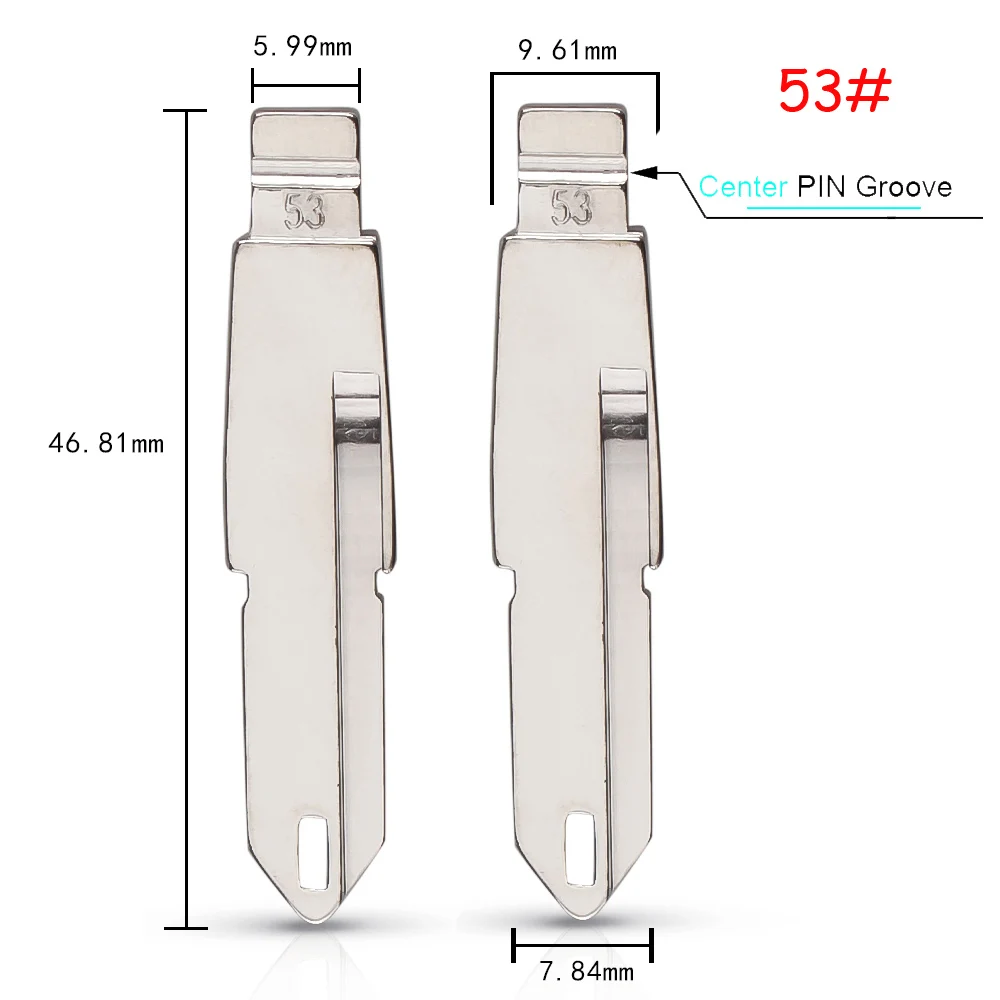 KEYYOU 10X KD VAC102 VA2 HU83#53#54#58#72#73 дистанционный ключ пустая головка для стержня для lada Renault Меган Dacia logan Clio Duster автомобиля Болванка для ключа для мотоцикла