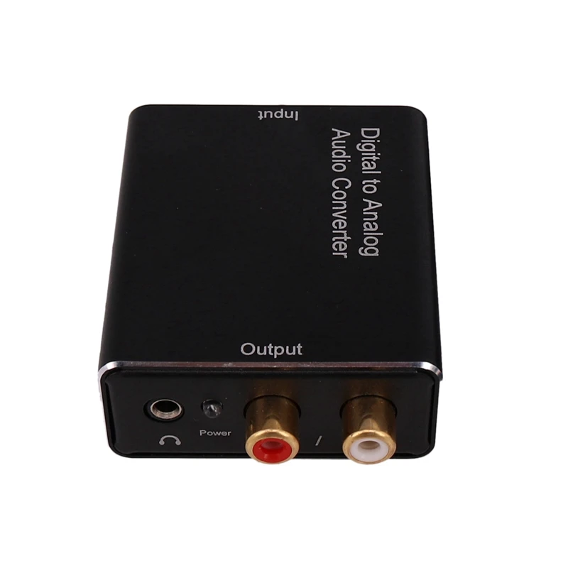 ABHU-цифровой Toslink/SPDIF в аналоговый стерео 2 x RCA аудио конвертер-цифровой аудио конвертер(Toslink/SPDIF) в аналоговый(RCA)-D