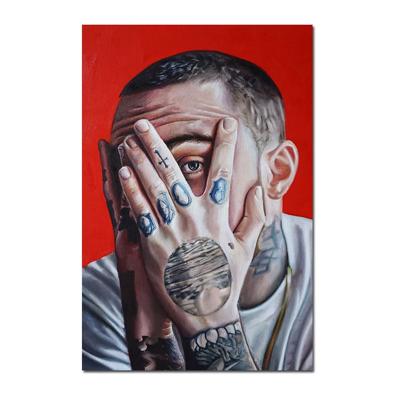 Canvas Painting Wall Art Mac Miller Music Singer Poster and Prints For Room Decoration Picture Home Decor | Дом и сад