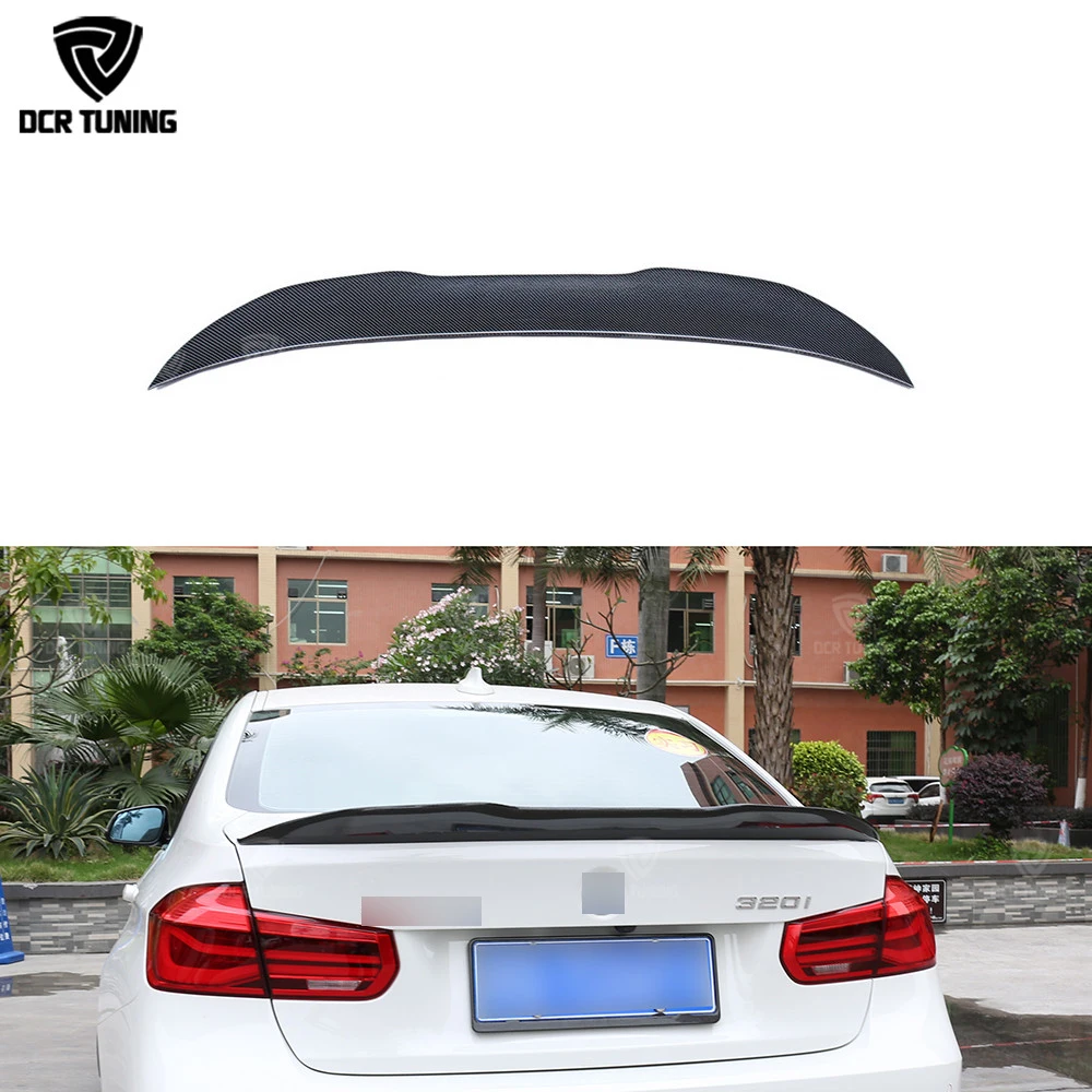 PSM стиль для BMW F30 F80 M3 спойлер из углеродного волокна материал 320i 328i 335i 326D крылья
