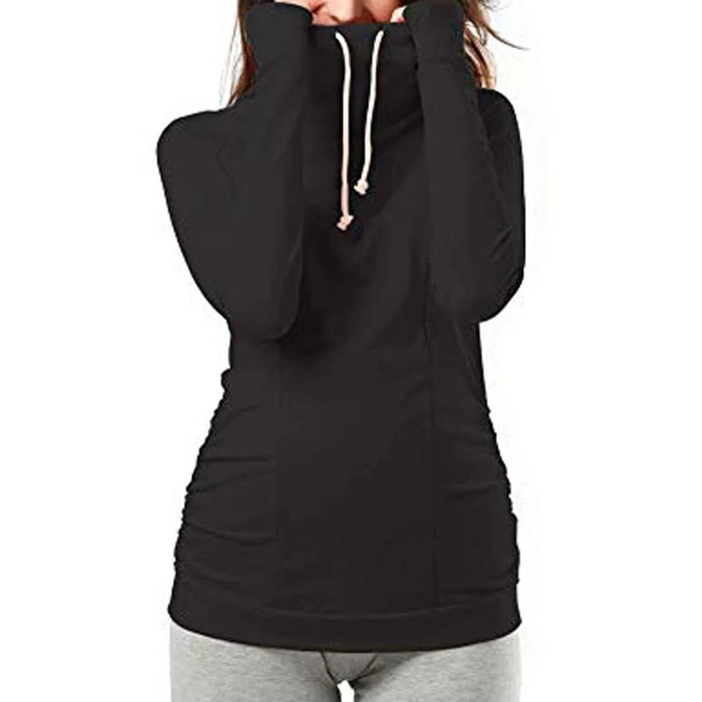 Maternity Sweatshirt Women Nursing Maternity Long Sleeves Hooded Breastfeeding Hoodie Pregnant Women Long Sleeve Hoodies D20