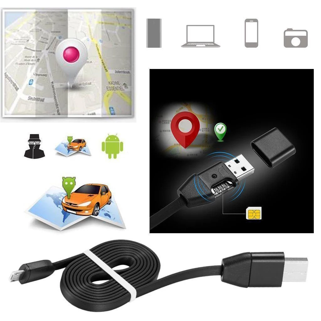 Умный gps локатор с функцией быстрой зарядки USB для смартфонов, высокая точность позиционирования