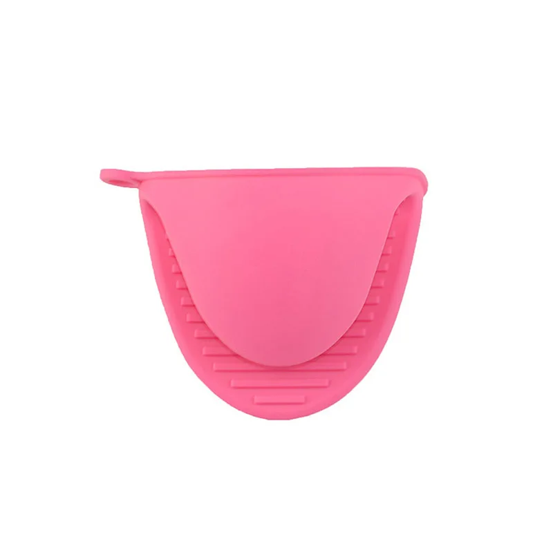 1pcs Kitchen Silicone Heat Resistant Clips Insulation Non Stick Anti-slip Pot Bowel Holder Clip Cooking Baking Oven