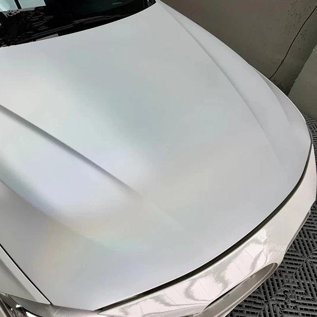 Chrome Pearl Ceramic White Vinyl Car Wrap Film With Air Release Mirrorkote  Sticker Matt White Satin Foil For Styling From Orinotech, $209.64