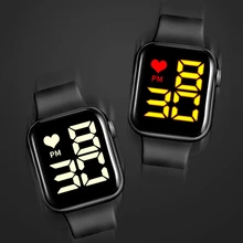

Men Touch LED Electronic Digital Watches for Women Touch Bracelet Watch Children Student Square Swim Waterproof Wristband Watch