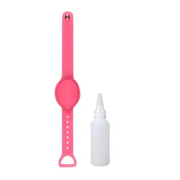 

Liquid Wristband Hand Dispenser Silicone Refillable Wristband Easy To Clean Your Hand Or Body By Lightly Press