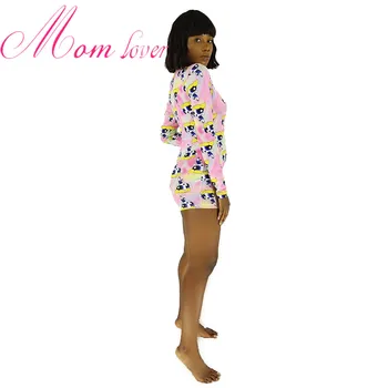 

Momloves New Short-Sleeved Women'S Jumpsuit 2020 Plus Size Pajamas Feminine Sense To Join The Pajama Party Wholesale Pajama Ones