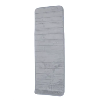 

120x40cm Absorbent Nonslip Memory Foam Kitchen Bedroom Door Floor Mat Rug Carpet Gray
