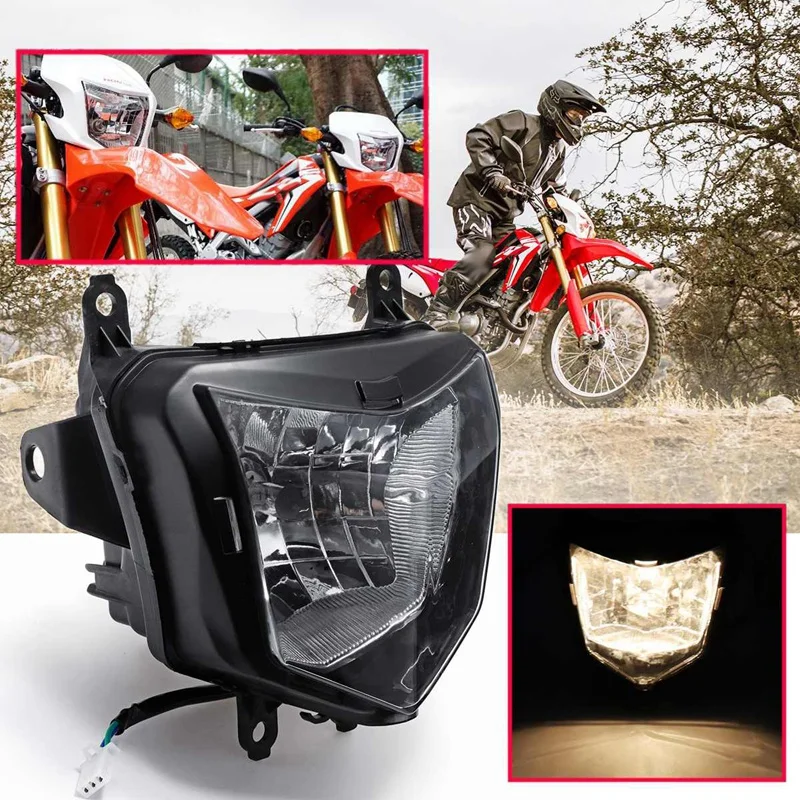 Мотоциклетный головной светильник обтекатель фары для Honda Crf250L 2013 мотоциклетный головной светильник