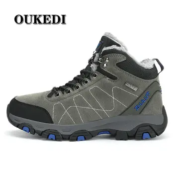 

ZHJLUT Waterproof Hiking Shoes Anti-skid Men Outdoor Hiking Trekking Shoes Breathable Climbing Shoes Men Sneakers Size 36~44