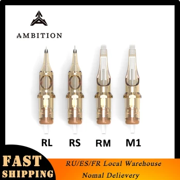 

Ambition Revolution tattoo needles mix shading cartridge level A 0.35mm High qualiy Disposable tattoo cartridges 1rl 3rl 5rl 7rl