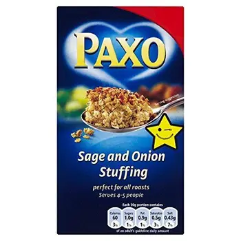 

Paxo Sage and Onion Stuffing 85g (Pack of 12 x 85g)