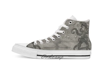 

Stranger Custom Casual High Top lace-up Canvas shoes sneakers Drop shipping