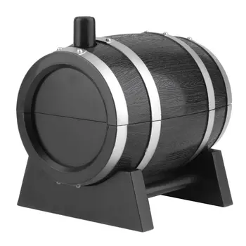 

2017 New Arrival Household Wine Barrel Plastic Automatic Toothpick Box Container Dispenser Holder Popular New