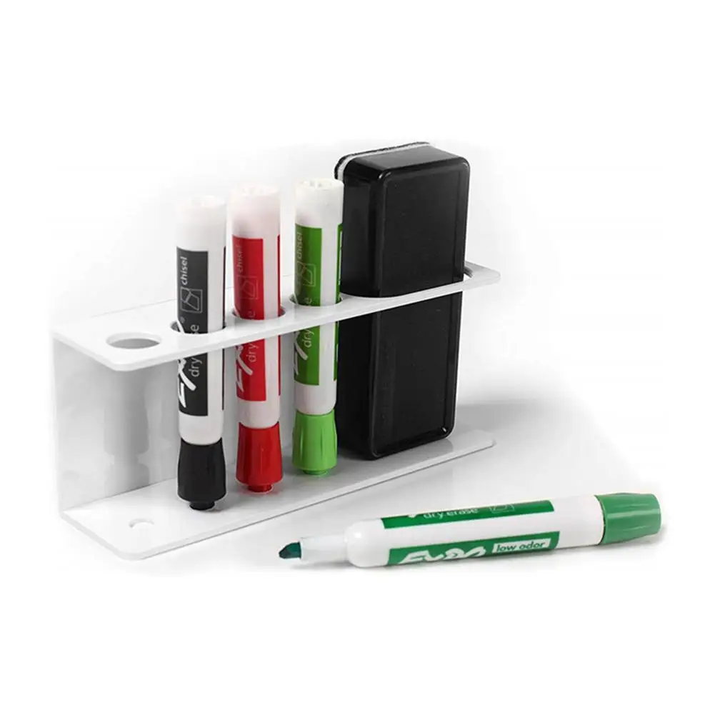 

Acrylic Wall Hanging Storage Display Rack Home Meeting Marker Pen Dry Scratches Erase Marker Rubber Badge Storage Rack