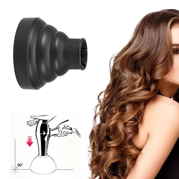 

1Pcs Hairdryer Diffuser Universal Blower Hairdressing Salon Curly Folding Diffuser Cover Styling Accessory